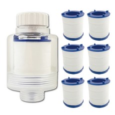 Water More 水摩爾 沐浴除氯過濾器 + 濾芯 Set, 一年份組合, 1組