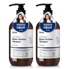 달리프 갈락토미세스 베러 퍼퓸샴푸 레이니데이향, 1000ml, 2개
