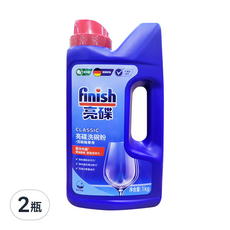 finish 亮碟 洗碗粉, 1kg, 2罐