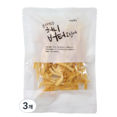 정화식품 자연오감 허니버터오징어, 120g, 3개