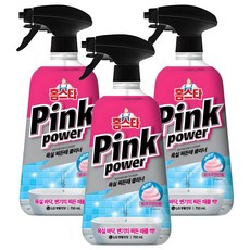 Mr.HomeStar 家事達 粉色力量浴室頑固污垢清潔劑, 750ml, 3個