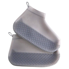 全方位超防滑防汙雨鞋套, 兒童款, 深灰, 均碼S/26-34, S(20.9cm), 深灰色