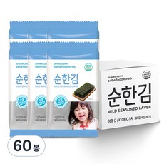 베베푸드 순한김, 조미김, 2g, 60개 - 또또맘오가닉아이김