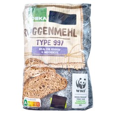 EDEKA 裸麥麵粉 TYPE 997, 1kg, 1包