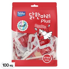 테비 닭한마리 플러스 반려동물 간식 닭 20g, 닭가슴살, 100개