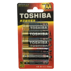 TOSHIBA 東芝 鹼性電池 3號, 10顆, 1組