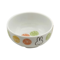 kanesho 金正陶器 MIFFY 幼兒專用丹瓷小碗, 陶瓷材質, 85x40mm, 日本產, 1個