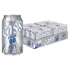CASS 프레시 0.0 비알코올 맥주, 355ml, 24개