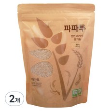 파파루 간편레시피 유기농쌀 현미 중간입자 400g, 2개