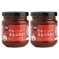 PAIK COOK 白種元萬能炒辣椒醬, 2罐, 150g