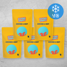 플라잉퍼피 강아지 화식 사료 5개입 (냉동), 400g, 5개, 닭