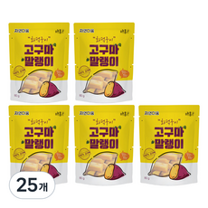 자연다움 화덕구이 고구마말랭이, 80g, 25개