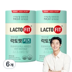 락토핏 키즈 60포, 120g, 6개