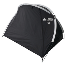 LOGOS 抗UV遮陽帳, Black UV FULL PARA SHADE-BA，UV CUT面料, 黑色