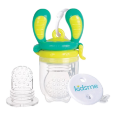 kidsme 咬咬樂輔食器套裝, 寶寶食物餵哺器, 固齒器, 美國FDA安全認可矽膠材質, FH160456, 1組