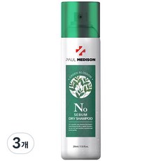 폴메디슨 시그니처 노세범 드라이 샴푸 그린블라썸향, 211ml, 3개