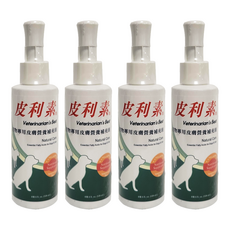 Veterinarian's Best 巔峰 皮利素 寵物專用皮膚營養補充液, Natural Care, 含Omega-3, Omega-6, 4瓶