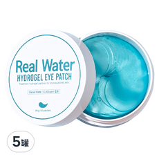 Prreti 冰河水凝膠眼膜 Set 60片，韓國熱銷，台灣愛用者必備，適用於各種臉部紋理, 5罐