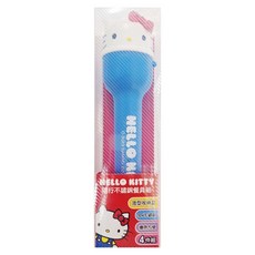 Sanrio 三麗鷗 Hello Kitty 凱蒂貓 隨行不鏽鋼餐具組, 湯匙 + 筷子 + 叉子 + 造型收納盒, 藍色, 1組