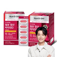 Nutri D-DAY 優質鐵質葉酸維他命D 30g, 2個, 60片