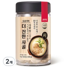 오감식탁 육수장인 더 진한 사골, 180g, 2개