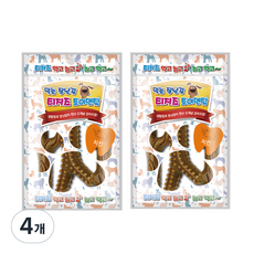  티지즈 반려동물 나뭇가지 모양 토이덴탈 115g, 4개, 치킨 