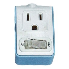 iPlus 保護傘 3變2便利型1切2座節能小壁插 PU-1123B 嬰兒藍, 1個