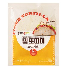 곰곰 밀또띠아 오리지널 6인치, 240g, 1개 - 마띠아