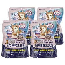 Cat Glory 驕傲貓 18週以上貓犬共享 生肉凍乾主食餐, 鮭魚, 100g, 4包