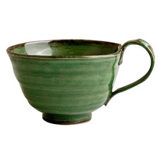 日本製 伊良保拿鐵杯, 綠釉, 1個
