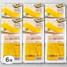 곰곰 김밥단무지, 400g, 6개