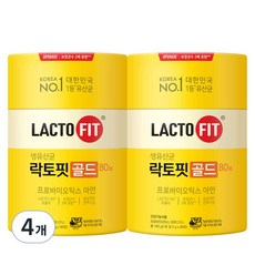 Chong Kun Dang 鍾根堂 LACTO-FIT Gold益生菌粉隨身包, 160g, 4罐