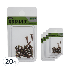 핸디맨 목공용 나사못 25p, 20개