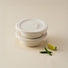 락앤락 바로한끼 도자기 밥용기 아이보리, 2개, 250ml