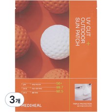 메디힐 유브이 컷 아웃도어 트리플 프로텍션 선 패치 3종 x 4p 세트, 5g, 3개