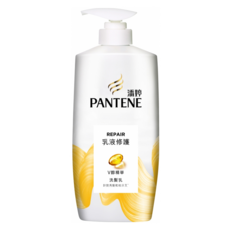 PANTENE 潘婷 乳液修護洗髮乳 V醇精華 秀髮柔潤亮澤, 700g, 1瓶