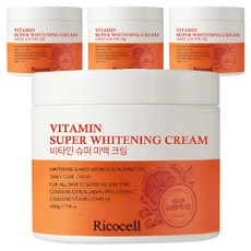 Ricocell 維他命超級亮白霜, 500g, 4個