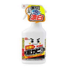LEC 激落君 黑霉君強力除霉泡泡噴劑，濃密泡沫 強效去除頑固黑霉 深層浸透 包覆髒污分解色素 氯系清潔劑 達到漂白效果, 400ml, 1瓶