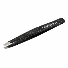 TWEEZERMAN 專業斜口鑷 - 隕石黑，斜口眉鑷，不鏽鋼材質, 曜石黑, 1支