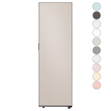  색상선택형 삼성전자 비스포크 키친핏 1도어 냉장고 우개폐 409L 방문설치 RR40C7905AP 