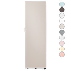 [색상선택형] 삼성전자 비스포크 스탠드형 김치플러스 1도어 키친핏 냉장고 우개폐 348L 방문설치, RQ34C7915AP