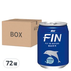 黑松 FIN 補給飲料, 等滲透壓, 240ml x 24入, 72罐