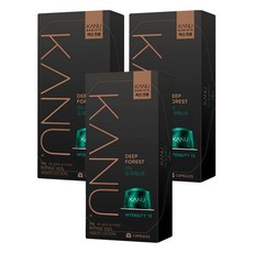 카누 바리스타 머신 전용 캡슐커피 딥포레스트, 9.5g, 10개입, 3개 9.5g, 10개입, 3개