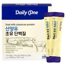 Daily One 山羊初乳蛋白粉隨身包, 1盒, 60g