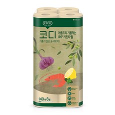 CODI UKP紙漿捲筒式廚房吸油紙巾 227*114mm, 140張, 8捲