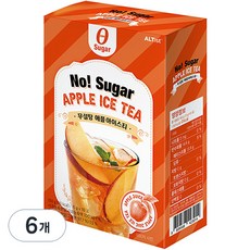 알티스트 무설탕 애플 아이스티분말, 15g, 10개입, 6개