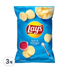 레이즈 솔트 앤 비네거 감자칩, 184.2g, 3개
