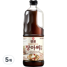 샘표 장아찌 간장, 1.7L, 5개