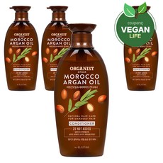 오가니스트 모로코 아르간오일 윤기영양 컨디셔너, 500ml, 4개
