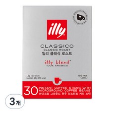 일리 클래식 로스트 원두커피믹스, 1.6g, 30개입, 3개